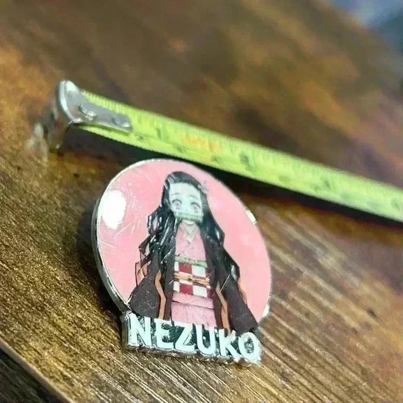 Demon Slayer Nezuko Kamado Blood Demon  Pin Club Anime Exclusive Enamel Pin 2” - Picture 4 of 4